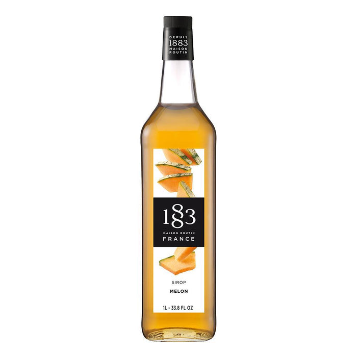 Melon Syrup 1883 Maison Routin - 1 Liter Bottle-Syrups-1883 Maison Routin-Restaurant Supply Drop