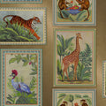 Menagerie – Framed Animal Wallpaper – Gold