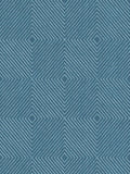Metropolitan Grid - Abstract Vinyl Wallpaper - Blue