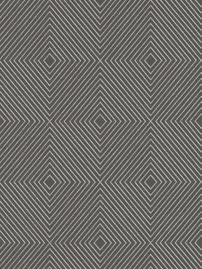 Metropolitan Grid - Abstract Vinyl Wallpaper - Grey