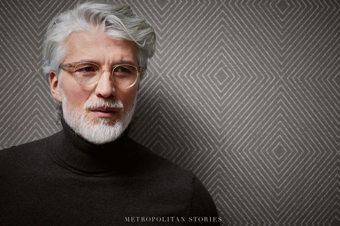 Metropolitan Grid - Abstract Vinyl Wallpaper - Grey