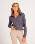 Milrey Callie Blouse Long Sleeve - Dark Grey