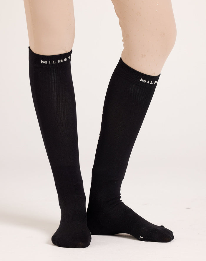 Milrey Cotton-Blend Knee-High Riding Socks - Equiluxe Tack