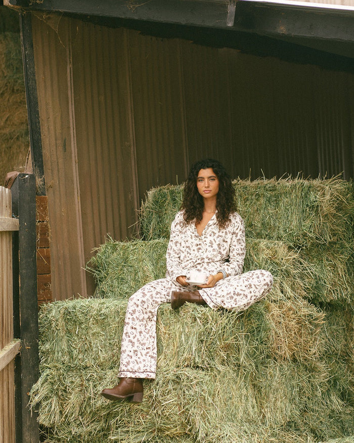 Milrey Countryside Toile - Long Sleeve Pyjama Set - Equiluxe Tack
