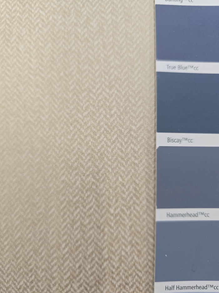 Mini Chevron Wallpaper - Subtle Gold - LAST 5 ROLLS