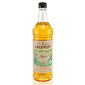 Monin Agave Nectar Organic Sweetener Syrup Bottle - 1 Liter-Syrups-monin-Restaurant Supply Drop