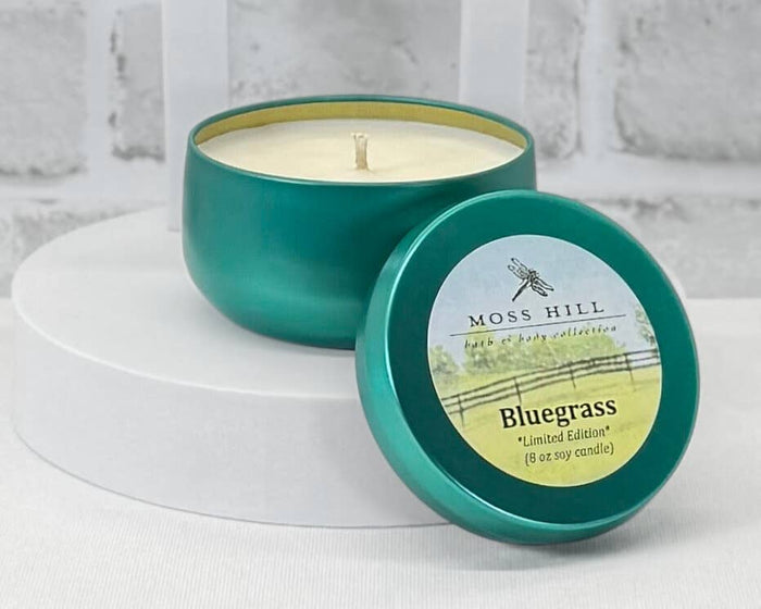 Moss Hill Bath & Body Collection - 8 oz Candle: Bluegrass