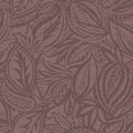 Maroon abstract paisley-leaf wallpaper — flat pattern detail, Musa by The Inside