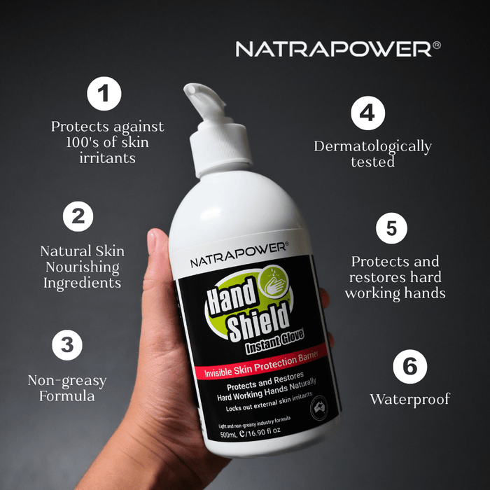 NatraPower HandShield® Liquid Gloves Industrial 500mL