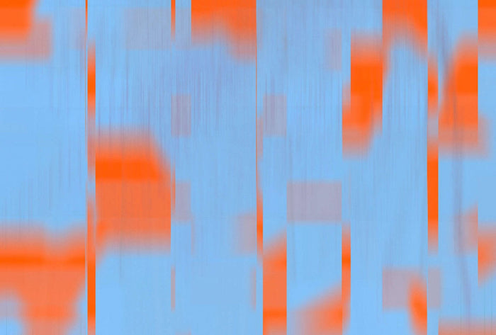 Neon Fade Wallpaper - Blue/Orange