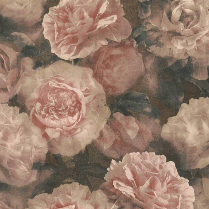 Neue Bude Floral Wallpaper - Dusky Pink - Discontinuing