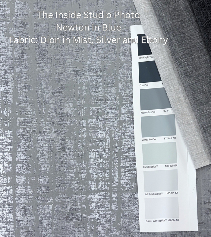 Newton Wallpaper - Blue