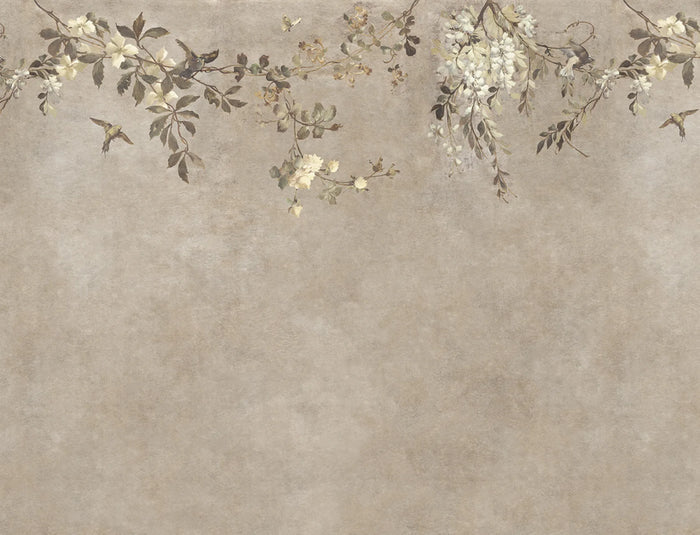 Nico – Beige – custom sized wallpaper mural (per m²)
