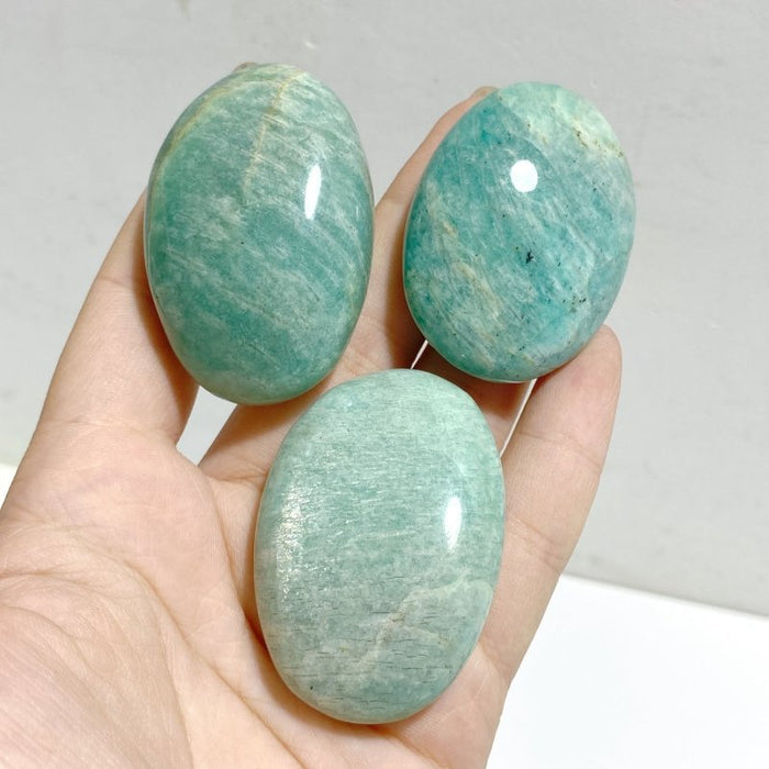 Normal Quality Amazonite Palm Stone Wholesale -Wholesale Crystals