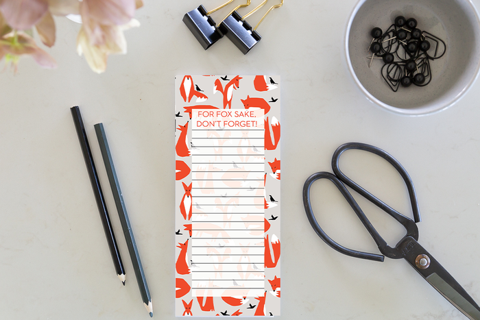 Notepad - For Fox Sake - Allgifts Australia -