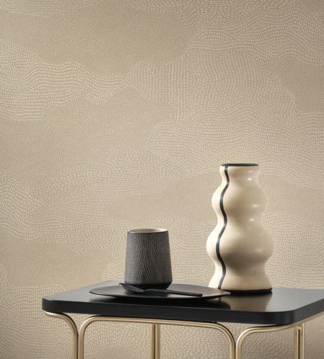 Nubio - Clouds Wallpaper - Beige/Lin