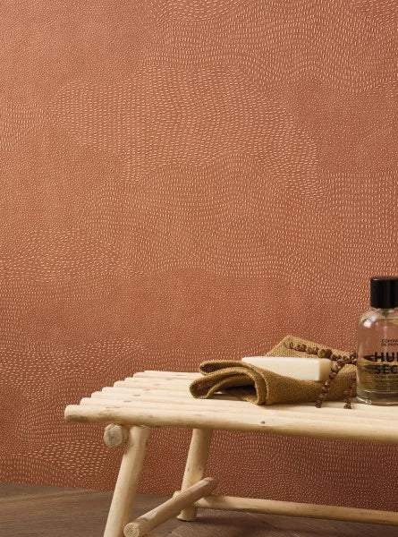 Nubio - Clouds Wallpaper - Terracotta