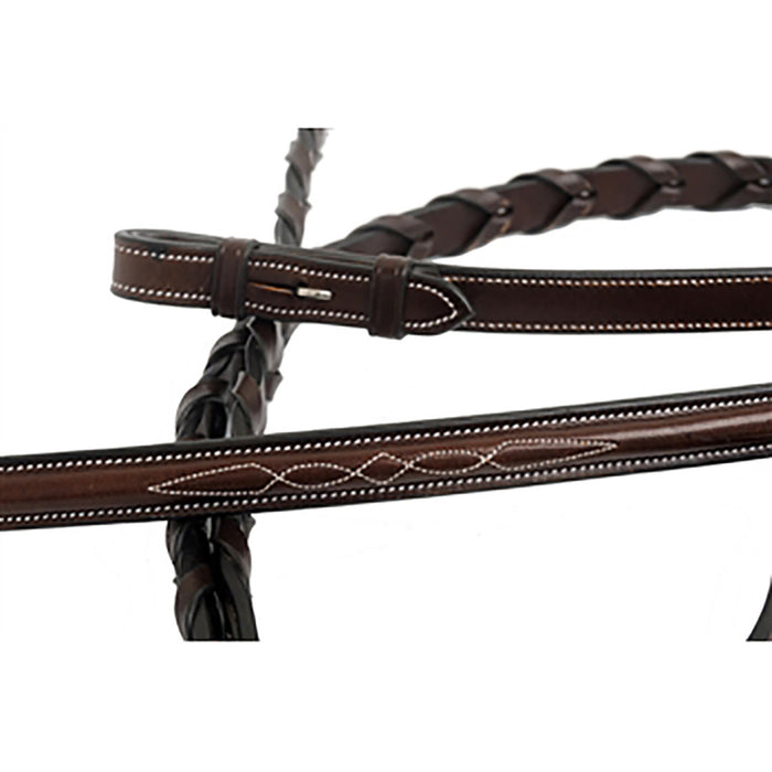 Nunn Finer Round Raised Laced Rein Extra Long
