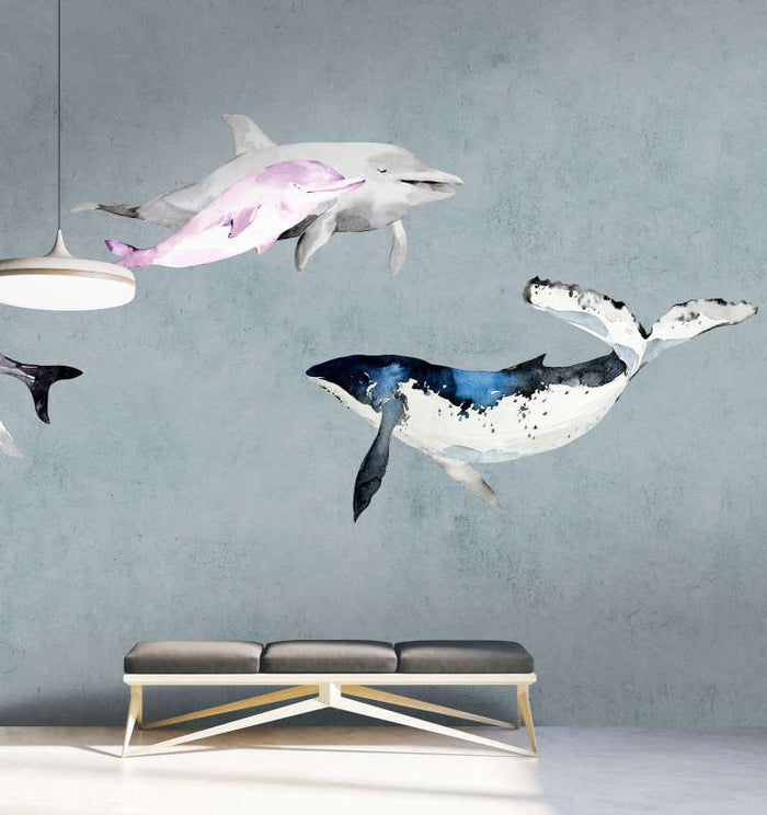 Oceans five - Custom Sized Wallpaper Mural (per m2)