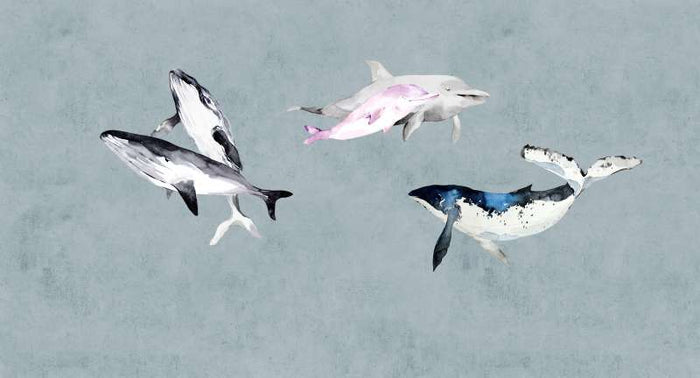 Oceans five - Custom Sized Wallpaper Mural (per m2)
