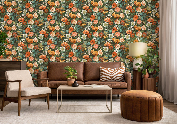 Olivia Floral Wallpaper – Multi