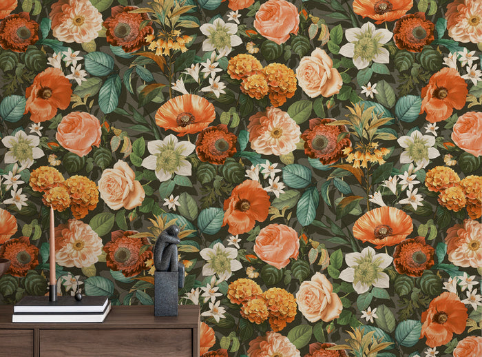 Olivia Floral Wallpaper – Multi