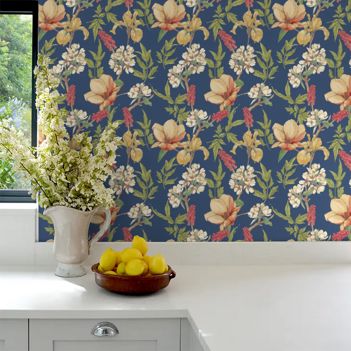 Orchid Bloom Wallpaper - Ginger & Ink