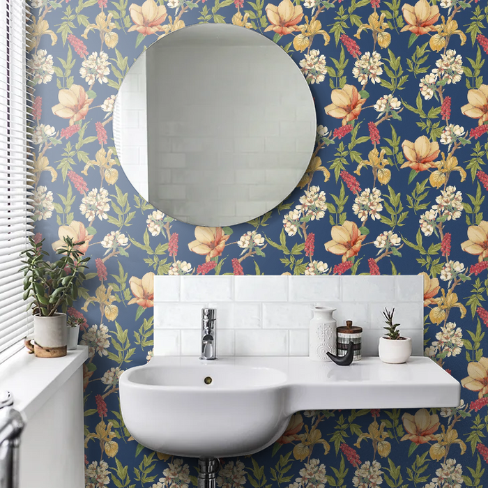Orchid Bloom Wallpaper - Ginger & Ink
