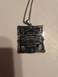 Ouija Board Square Necklace