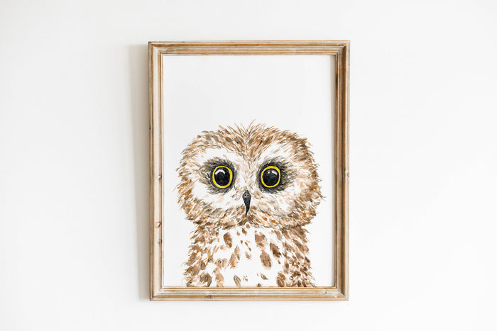 Owl Art Print