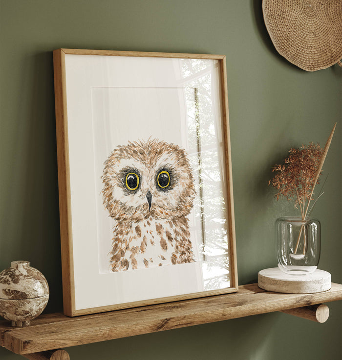 Owl Art Print