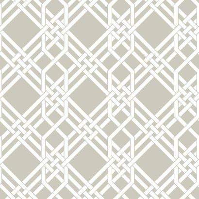 Pagoda Florence Broadhurst Wallpaper - Beige/White
