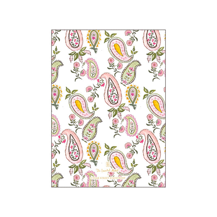 paisley print | holiday card | cedar street