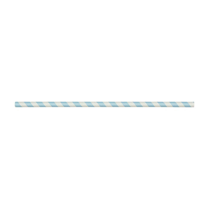 Paper Straws - Karat Earth 10.25" Giant Paper Spiral Straws (7mm) Wrapped - Blue & White (1,200 ct)-Paper Straws-Restaurant Supply Drop-Restaurant Supply Drop