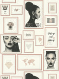 Parisian Portrait - Modern Wallpaper - Beige