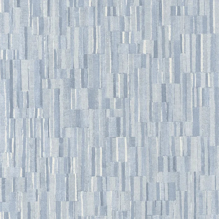 Patch Denim Vinyl Wallpaper - Bleu Delave
