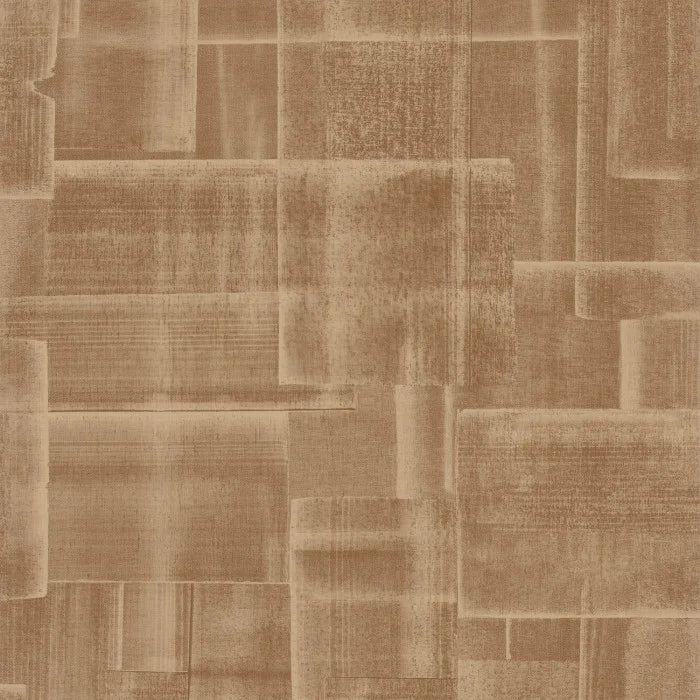 Patch Ginkgo Vinyl Wallpaper - Brown