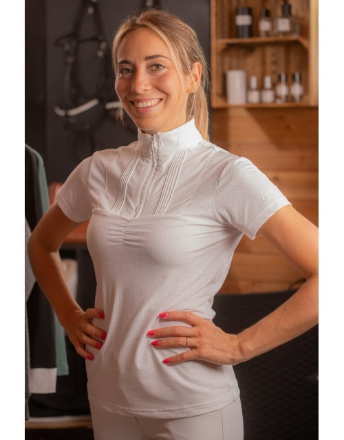 Penelope Florence Mesh Show Polo Shirt