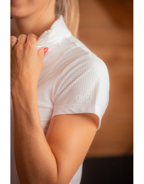 Penelope Florence Mesh Show Polo Shirt