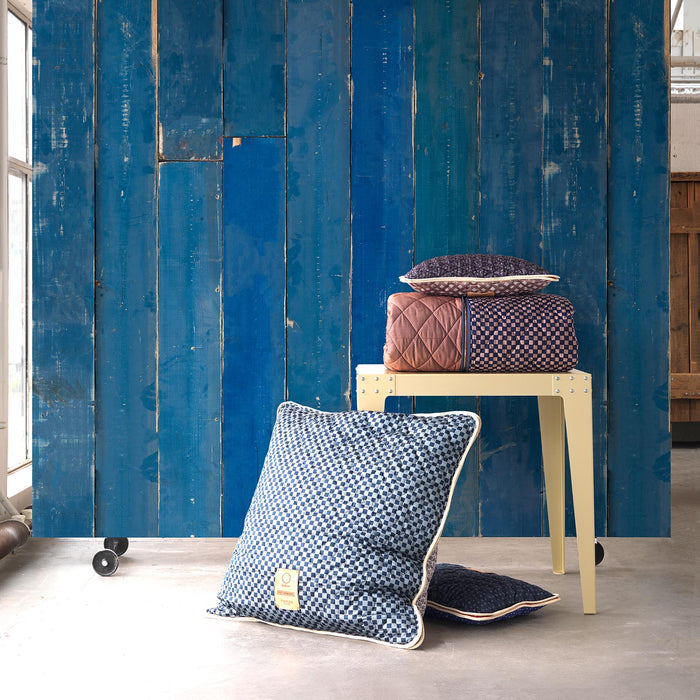 Piet Hein Eek 'Scrapwood Series' Wallpaper  - Blue Scrapwood - PHM36