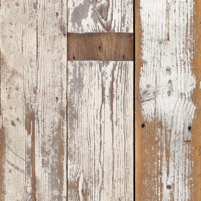 Piet Hein Eek 'Scrapwood Series' Wallpaper - White/Brown