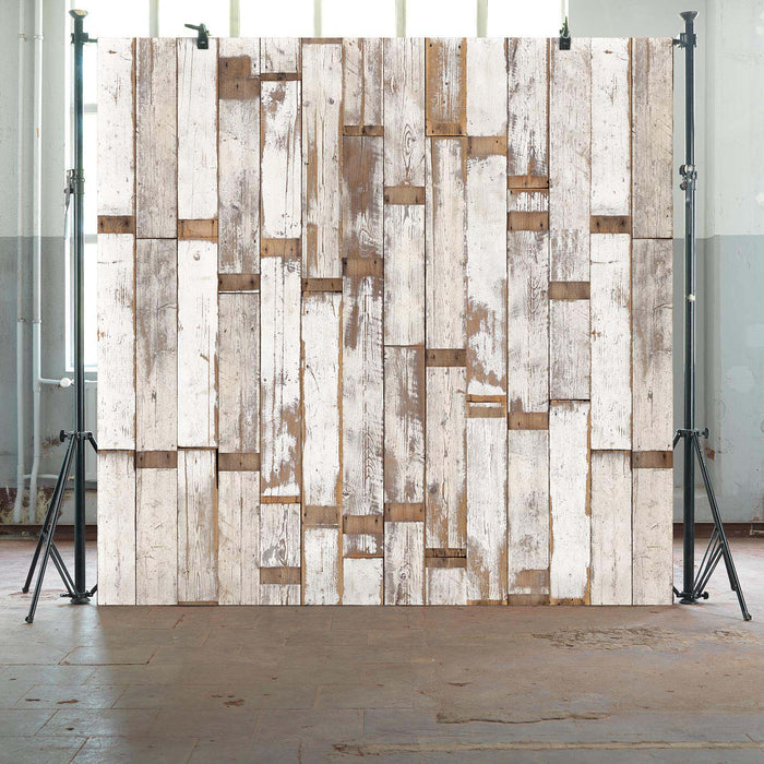 Piet Hein Eek 'Scrapwood Series' Wallpaper - White/Brown