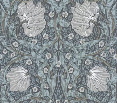 Pimpernel Wallpaper - Charcoal/Multi