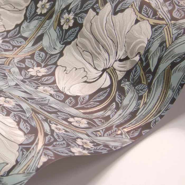 Pimpernel Wallpaper - Charcoal/Multi