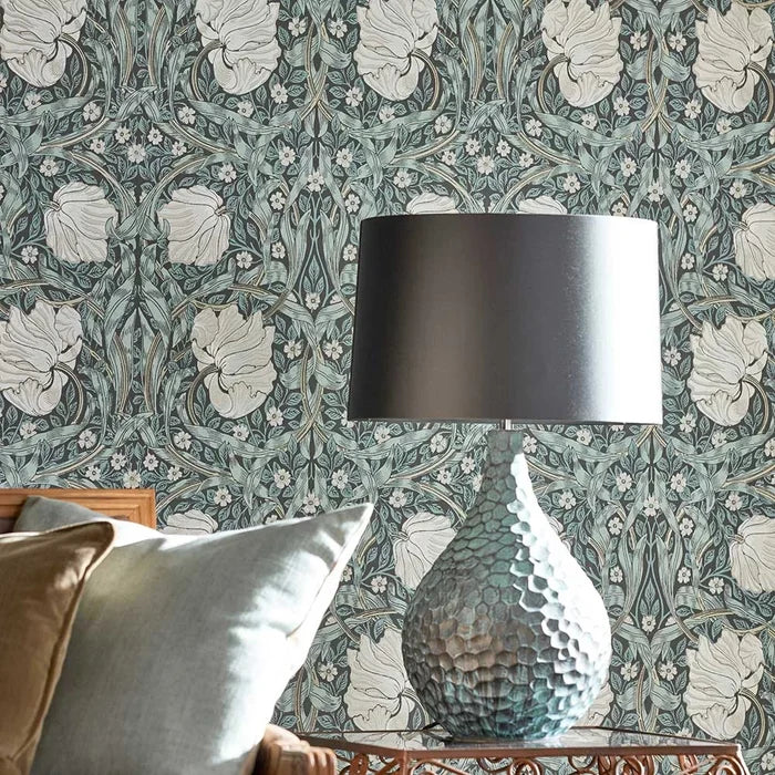 Pimpernel Wallpaper - Charcoal/Multi
