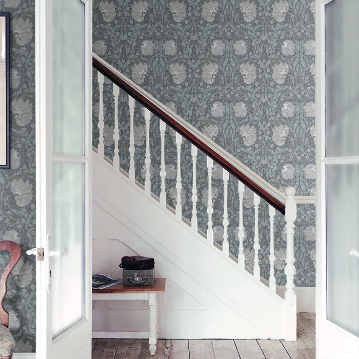 Pimpernel Wallpaper - Charcoal/Multi