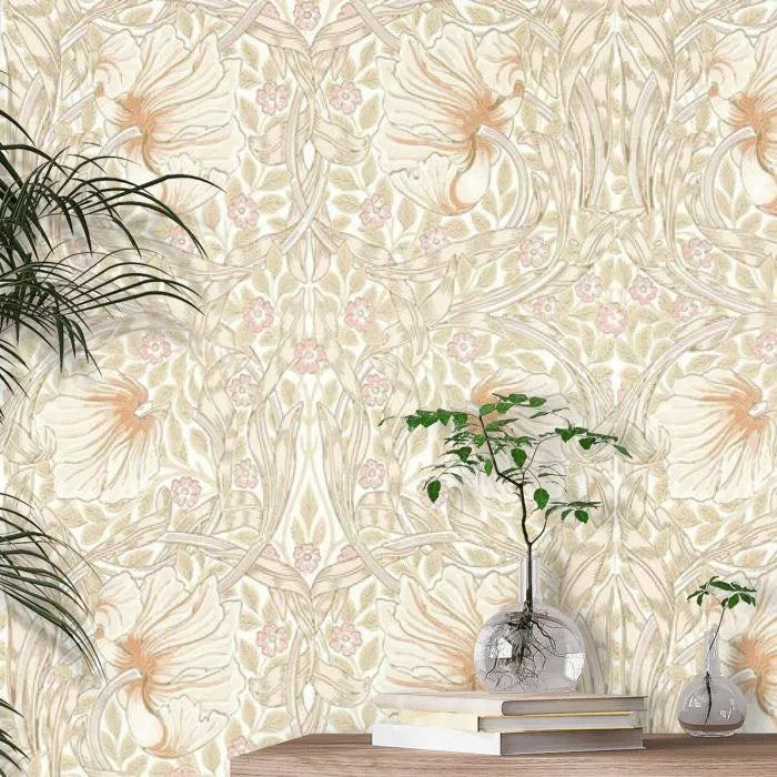 Pimpernel Wallpaper - Cochineal Pink