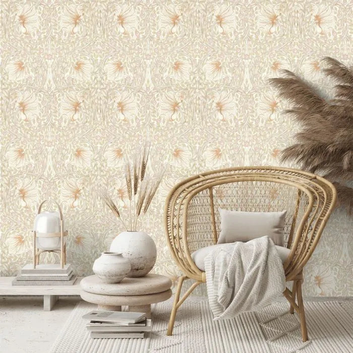 Pimpernel Wallpaper - Cochineal Pink