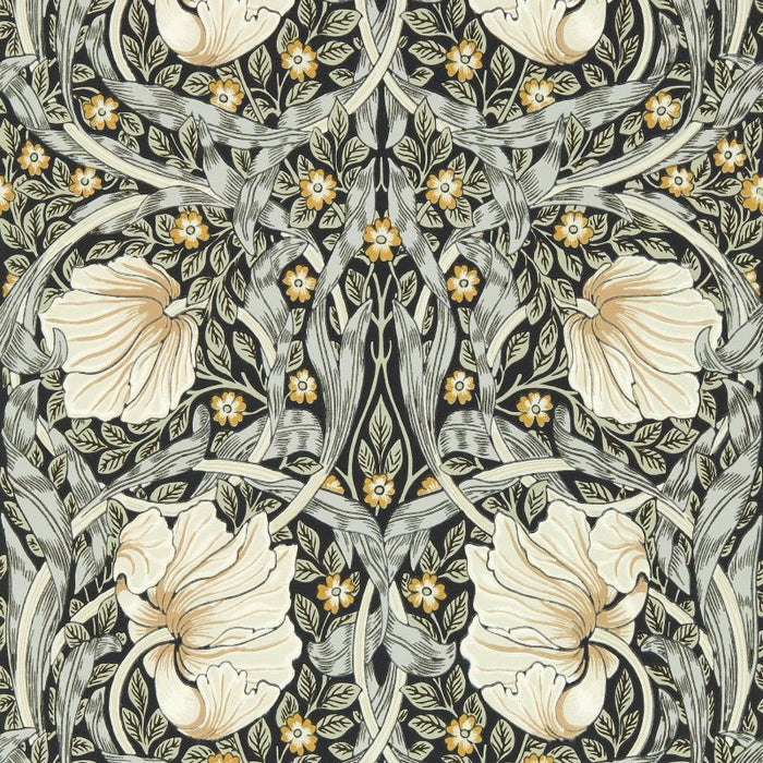 Pimpernel Wallpaper - Ink/Sage