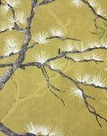 Pine Shadow Wisteria Wallpaper - Ochre/Lime